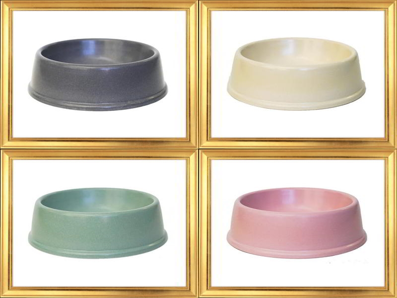 bamboo pet bowls